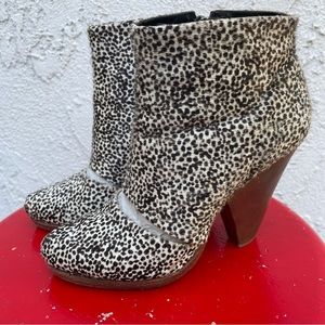 Vintage rare Rachel Comey pony hair booties